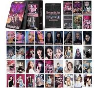 QKDEYTWTR Ensemble de Cartes Photo 54 Pièces Cartes Kbp Bp How You Like That Album Cartes Mini Cartes Postales Ensemble de Cartes Photo Kbp Pour Les Fans Filles