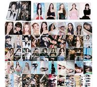 QKDEYTWTR Lot de 55 Cartes Postales Lesserafim Lesserafim Anti-Fragile Nouvel Album Lesserafim Cartes Postales Cartes Pour Les Fans/B