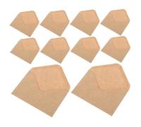 QKDEYTWTR MXP Enveloppes d'invitation simples, 100 pièces, for cartes de vœux, mariage, anniversaire, remise de diplôme, enveloppes d'expédition en papier(Light Brown)