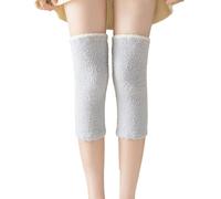 QKEPCY 1 Paire Genouillères Chaudes d'Hiver Soutien Femmes Thermique Genouillère en Coton Élastique pour Femmes Ski Cyclisme Camping Course Hiver Prévention La Douleur Articulaire