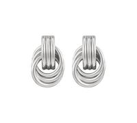 QKEPCY Boucles d'Oreilles Femme Boucles D'oreilles Nœud Entrelacé Géométrique Bijoux Femme Élégants Accessoires Luxueux Classiques