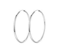QKEPCY Boucles d'Oreilles pour Femmes Argent s925 Pendantes Boucles d'Oreilles Géométriques Classiques Créoles Fines Bijoux pour Femmes Style Minimaliste