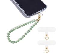 QKEPCY Dragonne Chaine Téléphone Portable Cristal Cordon de Téléphone Portable Anti-perte Chaîne Lanière de Universelle Bohème