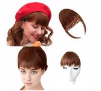 Qkepcy Frange À Clip En Cheveux Naturels 100% Humains Extension De Cheveux Frange Invisible Frange Lavable Frange Douce Et Durable Frange Facile À Entretenir Frange Confortable