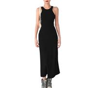 QKEPCY Robe sans Manche Femme Moulante Longue Chic Et Elegant Robes Casual Bodycon Vestimentaire Tendance Soirée Cocktail Été Summer Dress