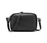 QKEPCY Sacs à Bandoulière pour femmes Petits sacs à Bandoulière Mini Moderne Sac Bandouliere Sac Banane Femme Large Sangle (Noir)