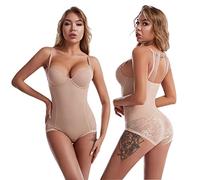 QKEPCY Shapewear Femme Body Gainant Ventre Plat Bodys Sculptant Amincissante Gaine Minceur Combishort Invisible sans Couture Ultrafort Postpartum Maillot Effet Ventre Plat