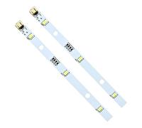 Qkhcable Bande lumineuse LED pour réfrigérateur RONGSHENG/HISENSE E349766 MDDZ-162A 1629348 1529227 DC12 V 2 W, barre lumineuse LED compatible avec réfrigérateur Kenwood