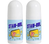 Qklovni Lot de 2 stylos à bille détachants portables, anti-taches instantanés, sans lavage, détachant magique pour perles à rouler, détachant les vêtements, idéal pour enlever les taches d'urgence