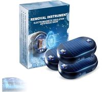 Qklovni Lot de 3 dégivreurs solaires à interférence moléculaire électromagnétiques, dispositif anti-gel et déneigement pour voiture