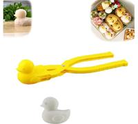 Qklovni Snowball Maker Toys with Handle for Snow Ball Fights, Snow Toys Kids Winter Outdoor Toys Snow Ball Clip Snow Games for Kids and Adults. (Duck)