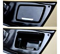 QKLsudua 1 lot de cendrier en plastique noir pour console centrale de voiture compatible avec BM-W Série 5 F10 F11 F18 520i 525i 528i 530i 2010-2017