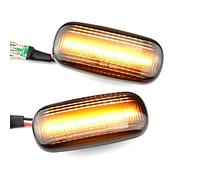 QKLsudua 1 paire de feux de position latéraux dynamiques LED compatibles avec Au-di A3 S3 8P A4 S4 RS4 B6 B7 B8 A6 S6 RS6 C5 C7