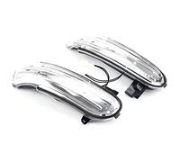 QKLsudua Clignotant LED pour rétroviseur latéral de voiture compatible avec Be-nz SLK R171 W171 à 2008.12, compatible avec Be-nz SL R230 W230 jusqu'à 2008.04 A1718200421 A1718200321-Crystal White