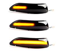 QKLsudua Compatibles avec Be-nz B W169 W245 2008-2012 Lot de 2 clignotants dynamiques, clignotants à LED, lumière de miroir, lampe à répétition latérale, accessoires de voiture (Class A B)