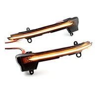 QKLsudua Ensemble de 2 clignotants dynamiques séquentiels à LED pour rétroviseur compatible avec Se-at Ate-ca Cu-pra 5D 2016-2021, TAR-RACO 2018 et plus