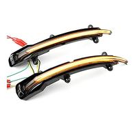 QKLsudua Lot de 2 clignotants dynamiques séquentiels à LED pour rétroviseurs latéraux compatibles avec Au-di Q5 SQ5 8R 2010-2017, Q7 4L SQ7 2010-2015 - Jaune