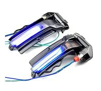 QKLsudua Lot de 2 clignotants LED séquentiels dynamiques pour rétroviseurs latéraux compatibles avec Au-di Q2 2016-2019, Q3 (F3) 2018 2019 - Bleu et jaune