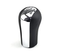 QKLsudua Pommeau de levier de vitesse MT en cuir PU 5 vitesses compatible avec les rétroviseurs TO-YOTA Co-Rolla Ver-so RAV4 Ya-RIS AY-GO-Mirror