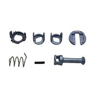 Qklyxr 1 KIT de réparation baril serrure porte, palette 40MM 7 pièces/ensemble, for, X3 E83 2003-2010 X5 E53 1999-2006 côté gauche droit Pièce de verrouillage de la clé de contact