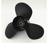 Qklyxr 11 1/8x13 35hp-50hp, for hélices BRP en aluminium cannelée à 13 dents, for accessoires de bateau marines Remplacement de l'hélice du bateau