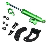 Qklyxr Accessoires de pièces Scooter électrique d'amortisseur Direction, for KAABO, Mantis King GT Amortisseur de Direction pour Trottinette électriq(Black Green Kit5)