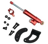 Qklyxr Accessoires de pièces Scooter électrique d'amortisseur Direction, for KAABO, Mantis King GT Amortisseur de Direction pour Trottinette électriq(Black Red Kit2)