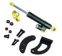 Qklyxr Accessoires de pièces Scooter électrique d'amortisseur Direction, for KAABO, Mantis King GT Amortisseur de Direction pour Trottinette électriq(Black Black Gold7)