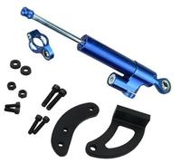 Qklyxr Accessoires de pièces Scooter électrique d'amortisseur Direction, for KAABO, Mantis King GT Amortisseur de Direction pour Trottinette électriq(Black Blue Kit4)