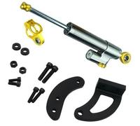 Qklyxr Accessoires de pièces Scooter électrique d'amortisseur Direction, for KAABO, Mantis King GT Amortisseur de Direction pour Trottinette électriq(Black Silver Gold10)