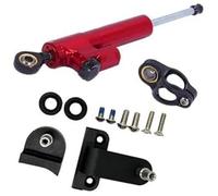 Qklyxr Accessoires for Blade GT + LL, for Teverun Fighter, 11 + Scooter électrique Amortisseur de Direction pour Trottinette électriq(Black Red Damper3)