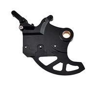 Qklyxr Adaptateur de support d'étrier frein protection disque arrière, for YAMAHA, for YZ YZF WRF 125 250 450 YZ250F YZ450F YZ250X FX YZ450X 2016-2020 Cache disque de frein moto(Schwarz)