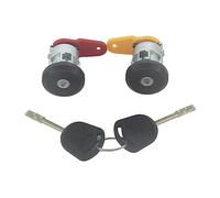 Qklyxr AL051 cylindre de serrure porte latérale gauche droite avec 2 clés, for Ford, for Fiesta, KA COURIER ESCORT Pièce de verrouillage de la clé de contact
