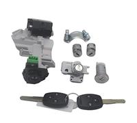 Qklyxr AL078 ensemble complet de serrures interrupteur d'allumage serrure porte baril TRANS 2 clés avec 46 puces, for Accord, 2008-2011 Pièce de verrouillage de la e contact