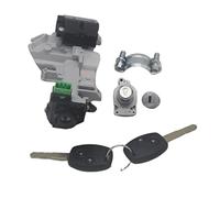 Qklyxr AL152 06350-SWA-H11 ensemble complet de serrure interrupteur d'allumage porte baril TRANS 2 clés avec 46 puces for CRV CR-V 07-11 Pièce de verrouillage de la e contact(BLACK Complete Set)