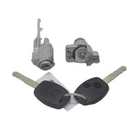 Qklyxr AL152 06350-SWA-H11 ensemble complet de serrure interrupteur d'allumage porte baril TRANS 2 clés avec 46 puces for CRV CR-V 07-11 Pièce de verrouillage de la e contact(BLACK IG.S-L 2pcs)