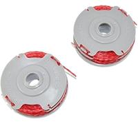 Qklyxr Bobine de coupe-herbe Pour bobine et ligne de débroussailleuse Ufixt, paquet 2, Double alimentation automatique, remplace Fly021, Flymo 250