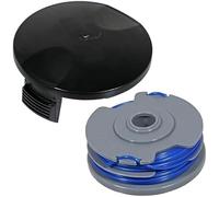 Qklyxr Bobine de coupe-herbe Pour ligne de bobine et capuchon, débroussailleuse Macallister Gtb2-600 Mgt600(BLACK Pack of 1 Spool Cover)