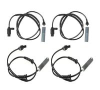 Qklyxr Capteur de vitesse roue ABS, for, 1er 3er E46 E81 E82 E87 E88 E90 E91 E92 E93 Avant Arrière Gauche Droite 34526762465 34526762466 Capteur de calage moteur pour véhicule(BLACK Rear Right)