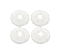 Qklyxr Chiffon de vadrouille lavable, for Ecovacs, for aspirateur Deebot X1 Turbo/X1 Omni, Robot de balayage, accessoires de remplacement, pièces de rechange Tampon pour robot serpillière(4pcs)