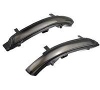 Qklyxr Clignotant dynamique à LED for rétroviseur, for Skoda, Octavia, MK2 A5, Superb B6 3T 2009-2012 (gris Remplacement du voyant de rétroviseur latéral(BLACK Smoked)