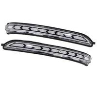 Qklyxr Clignotant dynamique à LED for rétroviseur latéral, for Kia K3, Forte, Cerato 2019 2020 2021 (transparent Remplacement du voyant de rétroviseur latéral(BLACK Clear)