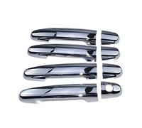 Qklyxr Couvercle chromé de poignée porte, for Toyota, Camry, Corolla, Highlander Matrix Yaris Prius, RAV4, Solara Sicon XB XD Cache-poignée de porte extérieure de voiture