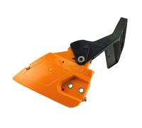 Qklyxr Couvercle de pignon d'embrayage, poignée de frein, tronçonneuse, for 350 351 370 420 371 390 Couvercle d'embrayage de tronçonneuse avec frein