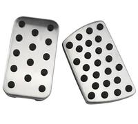 Qklyxr Couvre-pédales de voiture, for Civic, CRV Jade, for Accord, Elysion Odyssey, pédales d'accélérateur, frein à carburant, repose-pieds Couvre-pédale de voiture(BLACK AT 2Pcs)