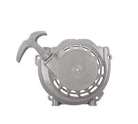 Qklyxr Démarreur de traction à recul, moteur 2 temps, tarière terre, pièces démarrage par, for HUASHENG 1E48F 48F 63CC 6300 Ensemble de lanceur à rappel pour tondeuse à gazon