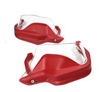 Qklyxr Ensemble complet de protège-mains et pare-brise 2020, for BMW, F900R F900XR F 900 RF XR 900R 900XR 2019 Accessoires moto(Full Set Red 3)