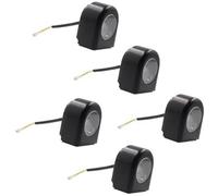 Qklyxr Feux de Scooter 1/3/5 pièces Lampe Avant Phare électrique lumière LED Feux d'avertissement sécurité, for Xiaomi, Mijia M365/Pro Accessoires Skateboard Feu Avant de Scooter(Black 5pc)