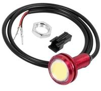 Qklyxr Feux de Scooter électrique Scooter Avant arrière LED Ampoule Lampe Pièces, for Kugoo, G-Booster KickScooter Lumière Pont Rechange Accessoires Remplacement Feu Avant de Scooter(Yellow Nucleus)