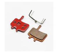 Qklyxr for Avid Juicy 3 5 7, for Avid BB7 VTT Pièces de Frein à Disque de vélo de Montagne, 4 Paires de Plaquettes de Frein de vélo Plaquettes de Frein pour vélo(Rot)